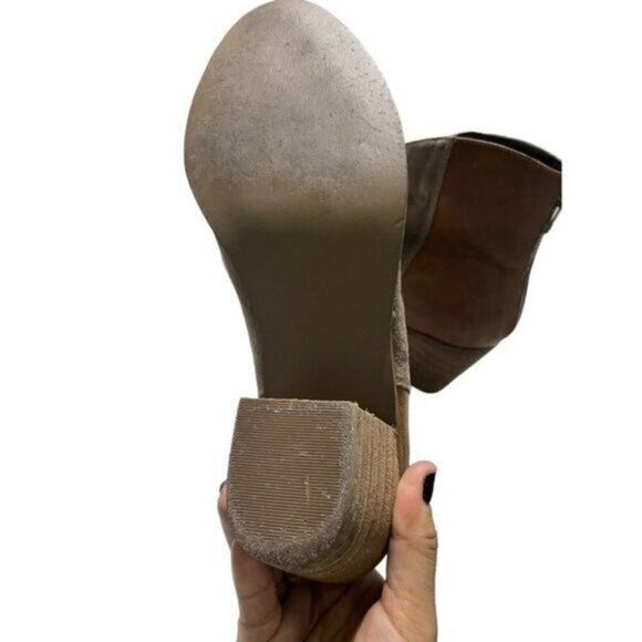 Altard State Women's Ankle Boots Two Tone Suede Leather Brown Size 10 - Picture 4 of 6